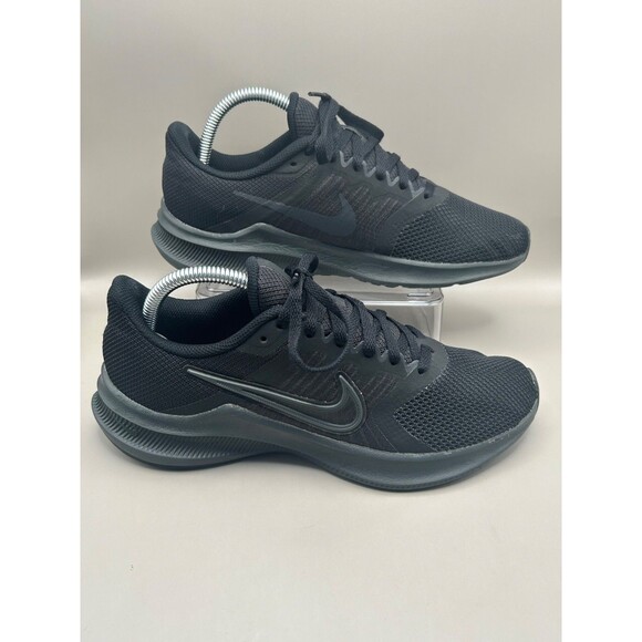 Nike Downshifter 11 Womens Running Athletic Sneakers Black Size 9 CW3413-003 - Picture 2 of 7